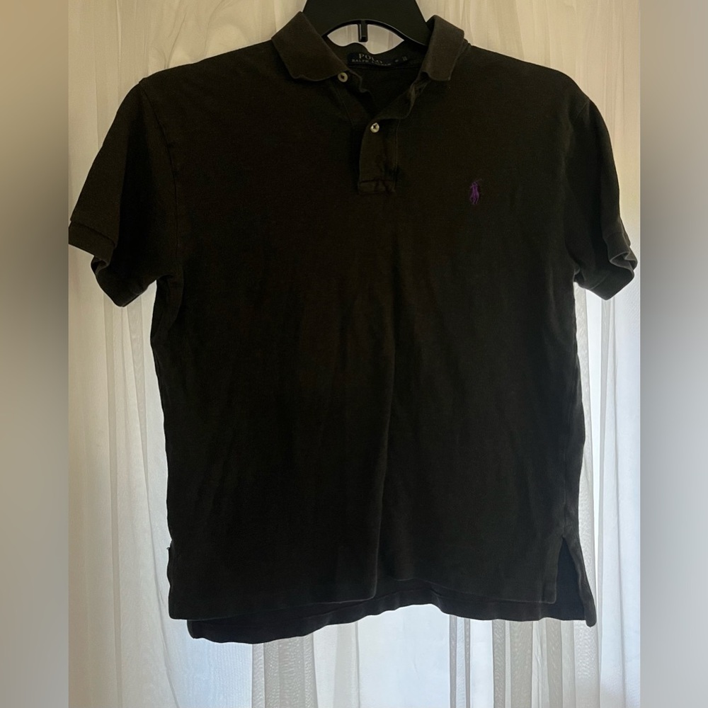 ralph lauren polo t-shirt men's size small Black Short Sleeve Pony Logo
